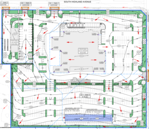 CDR site plan view